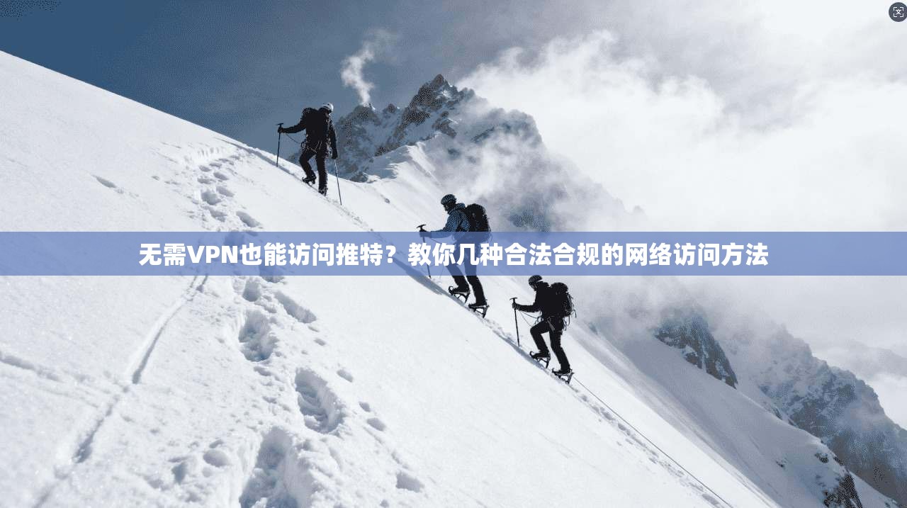 无需VPN也能访问推特？教你几种合法合规的网络访问方法  第1张
