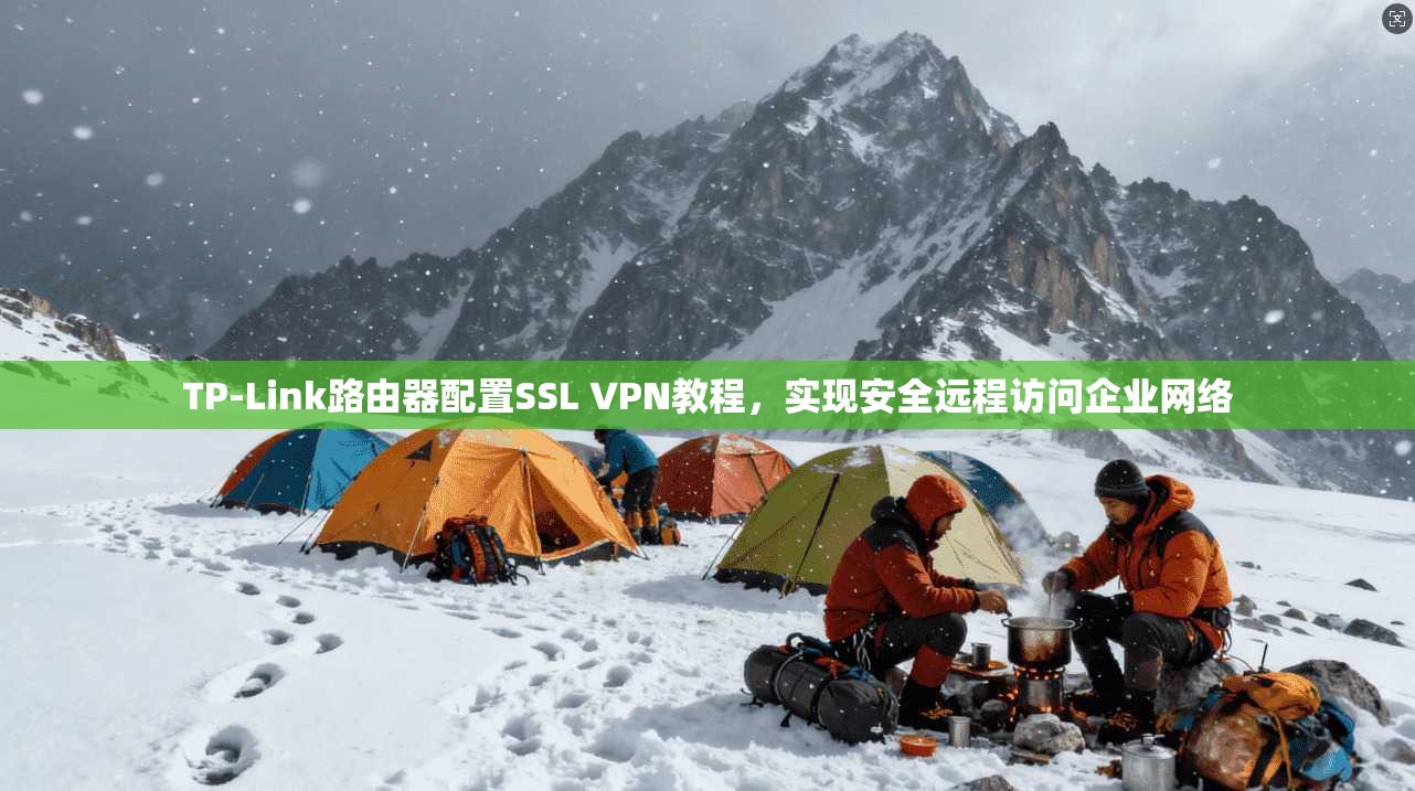 TP-Link路由器配置SSL VPN教程，实现安全远程访问企业网络  第1张