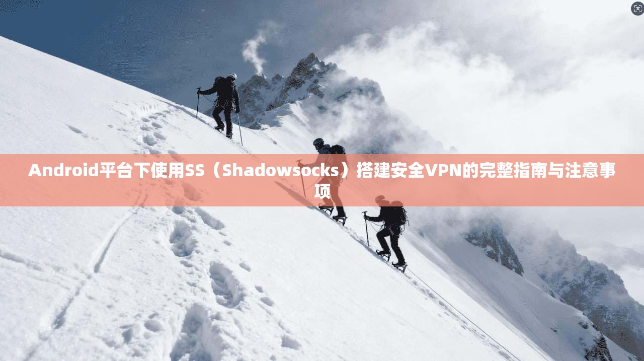 Android平台下使用SS（Shadowsocks）搭建安全VPN的完整指南与注意事项  第1张