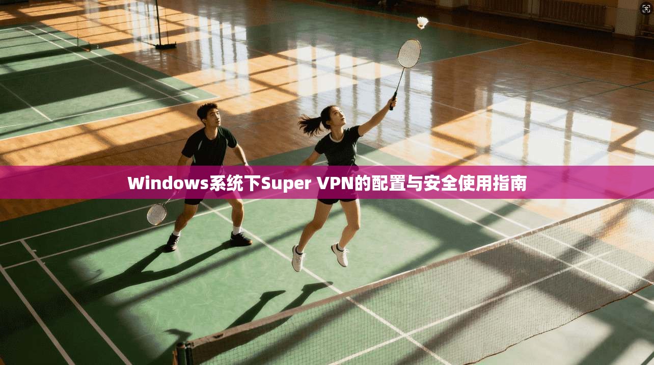 Windows系统下Super VPN的配置与安全使用指南  第1张