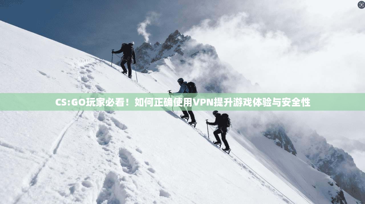 CS:GO玩家必看!如何正确使用VPN提升游戏体验与安全性 第1张 CS:GO玩家必看!如何正确使用VPN提升游戏体验与安全性 第1张