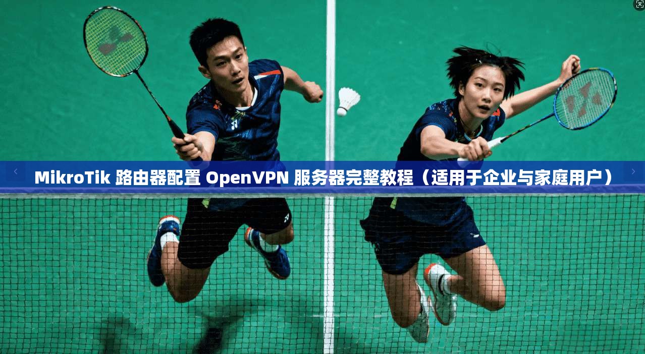 MikroTik 路由器配置 OpenVPN 服务器完整教程（适用于企业与家庭用户）  第1张