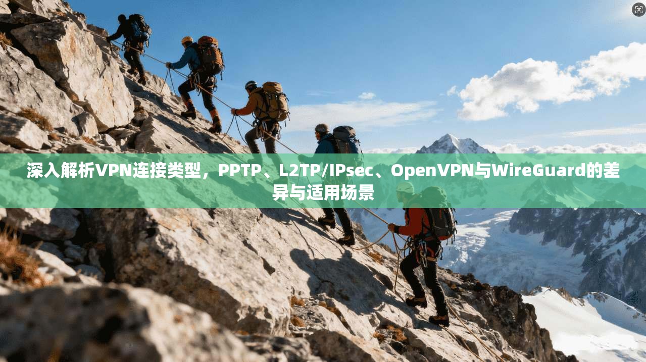 深入解析VPN连接类型，PPTP、L2TP/IPsec、OpenVPN与WireGuard的差异与适用场景  第1张