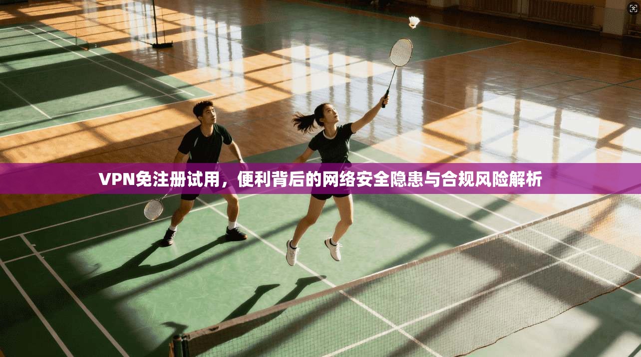 VPN免注册试用，便利背后的网络安全隐患与合规风险解析  第1张