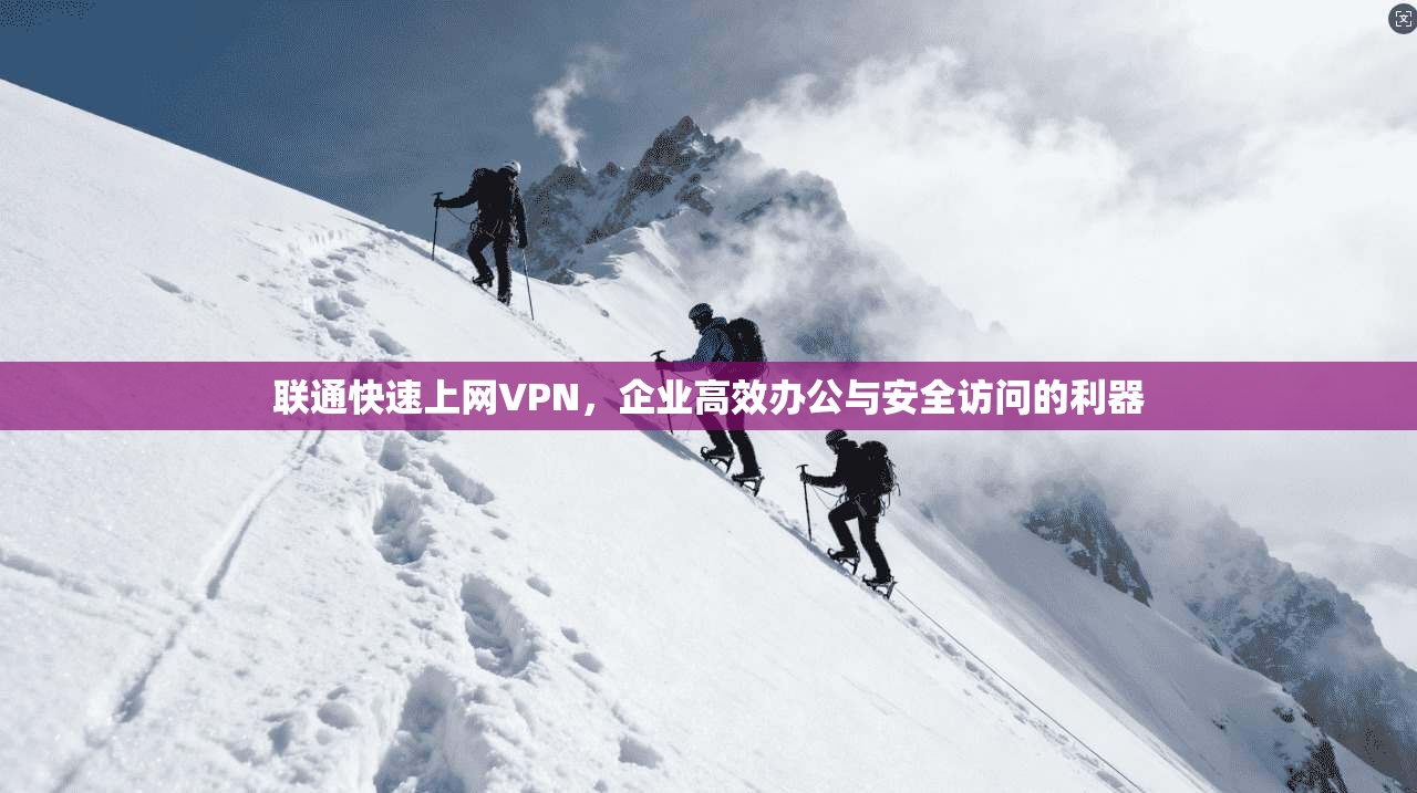 联通快速上网VPN,企业高效办公与安全访问的利器 第1张 联通快速上网VPN,企业高效办公与安全访问的利器 第1张